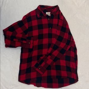 Button Up Long Sleeve Flannel